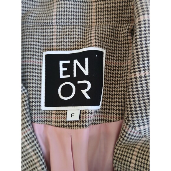 ENOR Plaid Double Breasted Women’s Blazer F - Picture 16 of 16